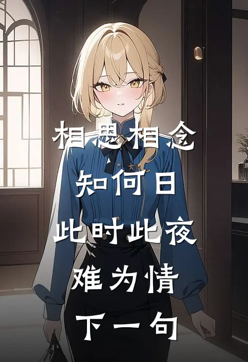 相思相念知何日,此时此夜难为情。下一句